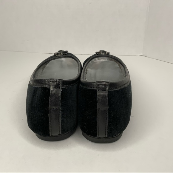 Max Mara black embellished flats. - Picture 7 of 11